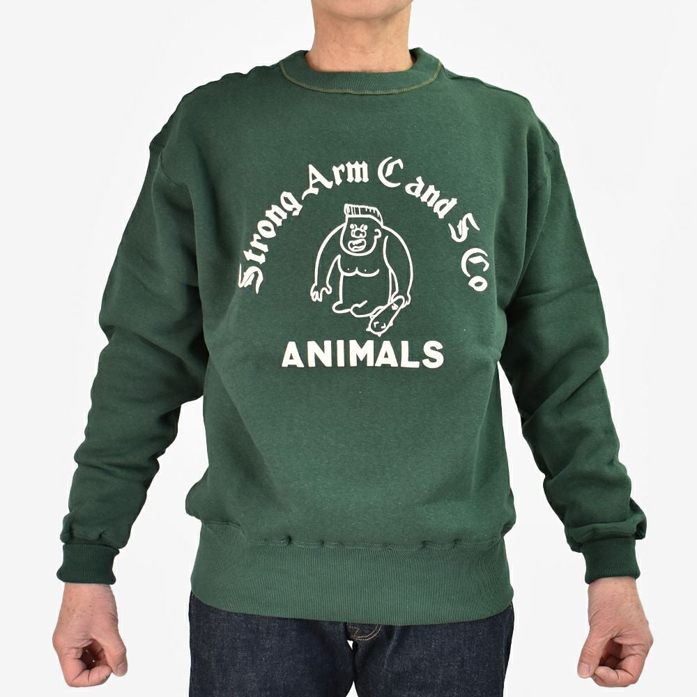 ジョングラッコー(JOHN GLUCKOW) Classic Crew Sweat 長袖プリント