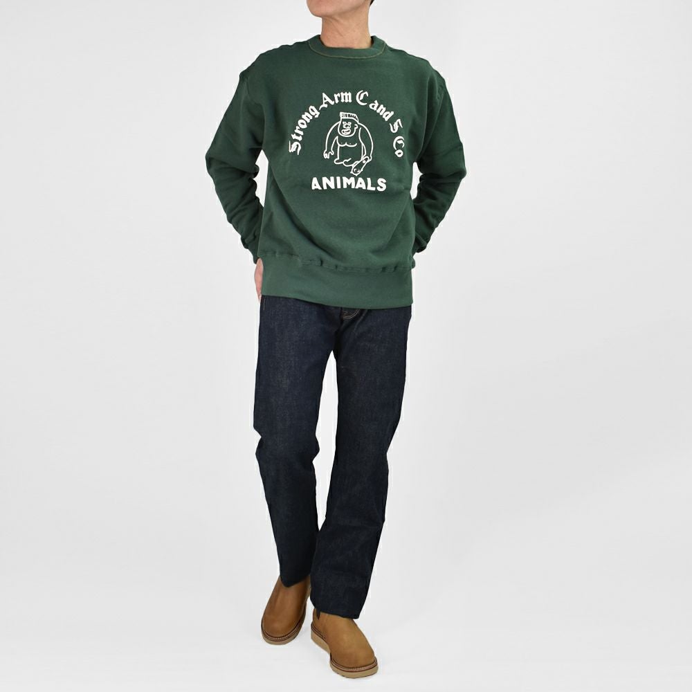 JOHN GLUCKOW(ジョングラッコー) Classic Crew Sweat 長袖プリント