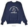 JOHN GLUCKOW(ジョングラッコー) Classic Crew Sweat 長袖プリントスウェット クラシッククルー アニマルズ JG-CS14  ナスコン