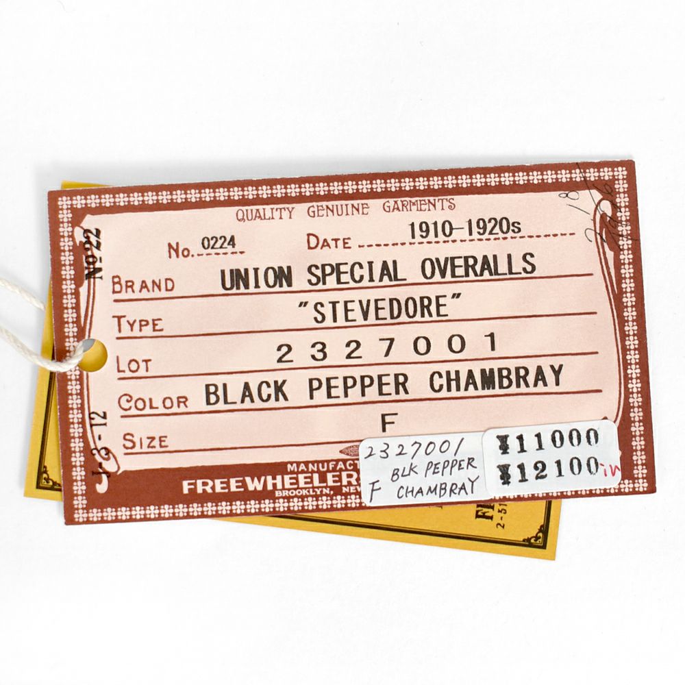 フリーホイーラーズ (FREEWHEELERS) - STEVEDORE - 1910〜1920s STYLE CASQUETTE キャスケット ハンチング 帽子 ビンテージスタイル シャンブレー 2327001