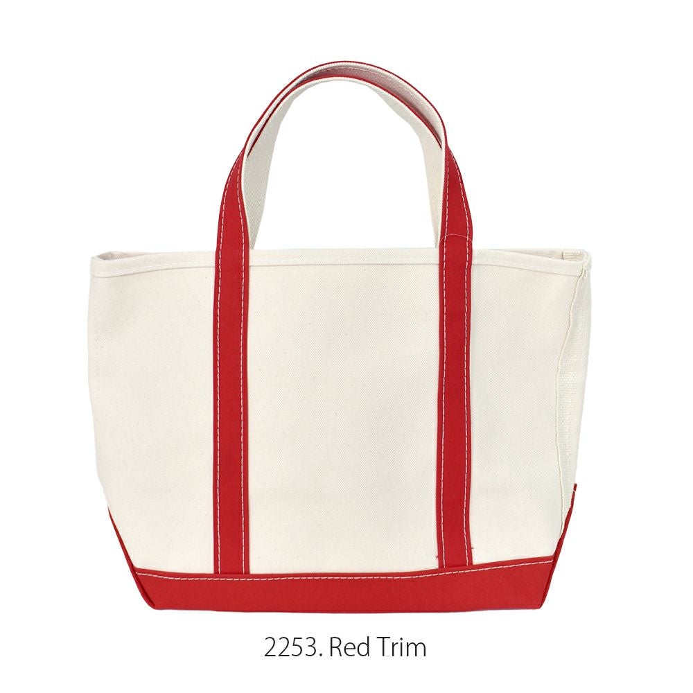 エルエルビーン (L.L.Bean) ボート・アンド・トート・バッグ、オープントップ ミディアム Boat and Tote, Open-Top Medium トートバッグ エコバッグ コットンキャンバス 17L 112636 2253. Red Trim