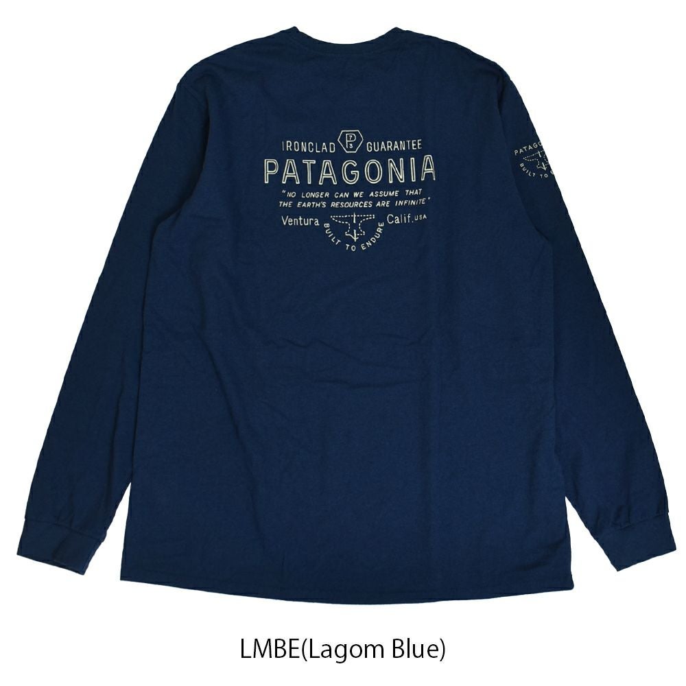 パタゴニア (PATAGONIA) メンズ ロングスリーブ フォージマーク レスポンシビリティー Men's L/S Forge Mark Responsibili-Tee 長袖プリントTシャツ ロンT 37695