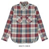デラックスウエア (DELUXEWARE) MULTI CHECK PATTERN 長袖チェックシャツ LV-30  MULTI.CHECK
