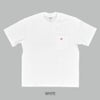 ダントン (DANTON) MEN'S SHORT SLEEVE POCKET T-SHIRT PLAIN ポケットTシャツ 半袖無地Tシャツ DT-C0198TCB WHITE
