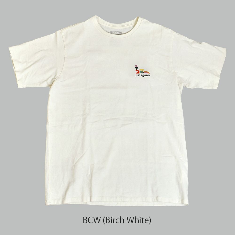 パタゴニア (PATAGONIA) メンズ ルーズ イット レスポンシビリティー M's Lose It Responsibili-Tee 半袖プリントTシャツ 37742 BCW (Birch White)