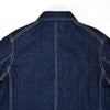 ウエアハウス (WAREHOUSE) Lot 2165 インディゴヘリンボーンカバーオール INDIGO HERRINGBONE COVERALL WITH CHINSTRAP デニムジャケット 2165