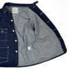 ウエアハウス (WAREHOUSE) Lot 2165 インディゴヘリンボーンカバーオール INDIGO HERRINGBONE COVERALL WITH CHINSTRAP デニムジャケット 2165