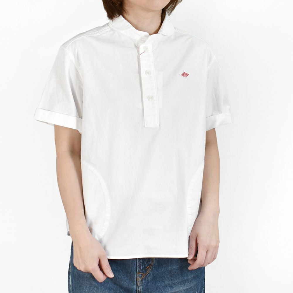 ダントン (DANTON) WOMEN'S OXFORD ROUND COLLAR SHORT SLEEVE