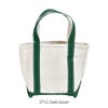 エルエルビーン (L.L.Bean) ボート・アンド・トート・バッグ、オープントップ スモール Boat and Tote, Open-Top Small トートバッグ エコバッグ コットンキャンバス 8L 112635 2712. Dark Green