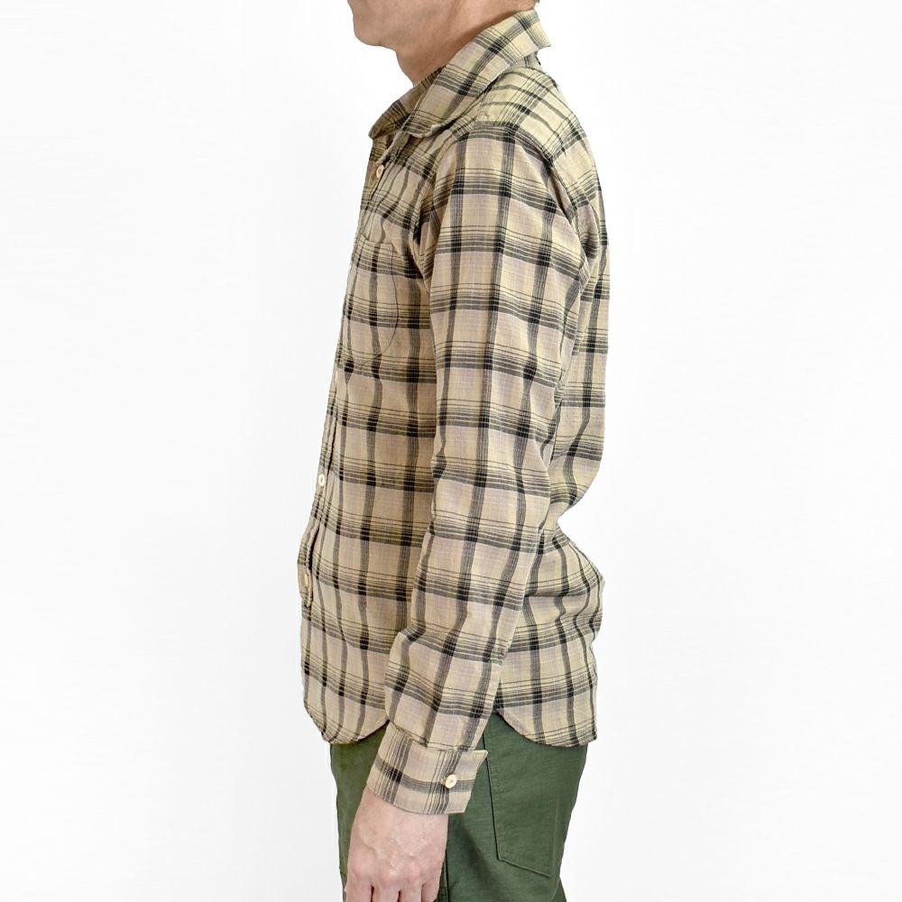 ダリーズ (DALEE'S&Co) Calico.Hevel キャラコ.へベル...30s Calico shirt 長袖チェックシャツ