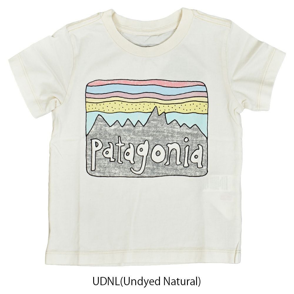 パタゴニア (PATAGONIA) ベビー フィッツロイ スカイズ Tシャツ Baby Fitz Roy Skies T-Shirt キッズ 半袖プリントT 60421  UDNL(Undyed Natural)