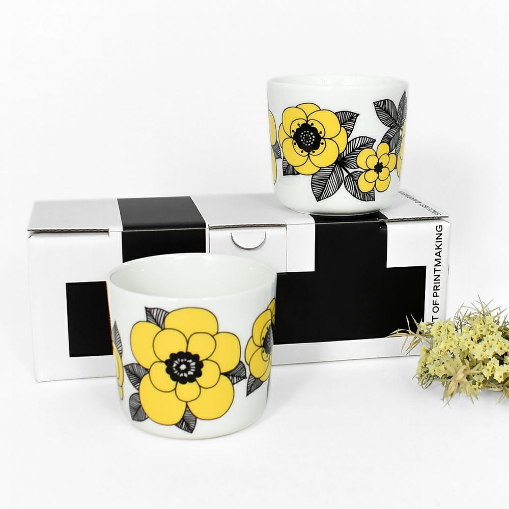 マリメッコ(marimekko)
Kestit コーヒーカップセット(ハンドルなし) 食器 2個セット ギフトボックス ペア 持ち手なし 200ml 52249-4-70018