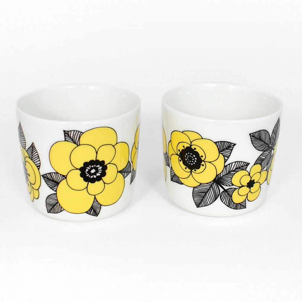 マリメッコ (marimekko) Kestit コーヒーカップセット(ハンドルなし