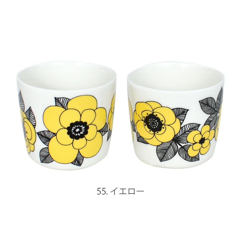 マリメッコ (marimekko) Kestit コーヒーカップセット(ハンドルなし