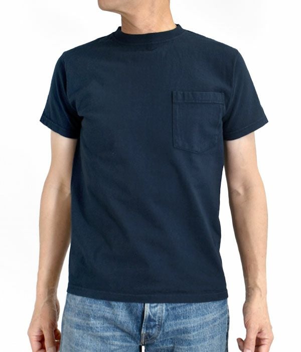 グッドウェア (GOODWEAR) S/S POCKET TEE 半袖ポケットTシャツ GW040115 NAVY