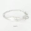 ラリースミス(LARRY SMITH) KAZEKIRI FEATHER CHAIN BRACELET ブレスレット バングル シルバーアクセサリー EFBR-0005  シルバー