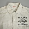 フリーホイーラーズ (FREEWHEELERS) -ATLAS CYCLE CO.- Big Bertha S/S SHIRT 半袖プリントシャツ 2423008
