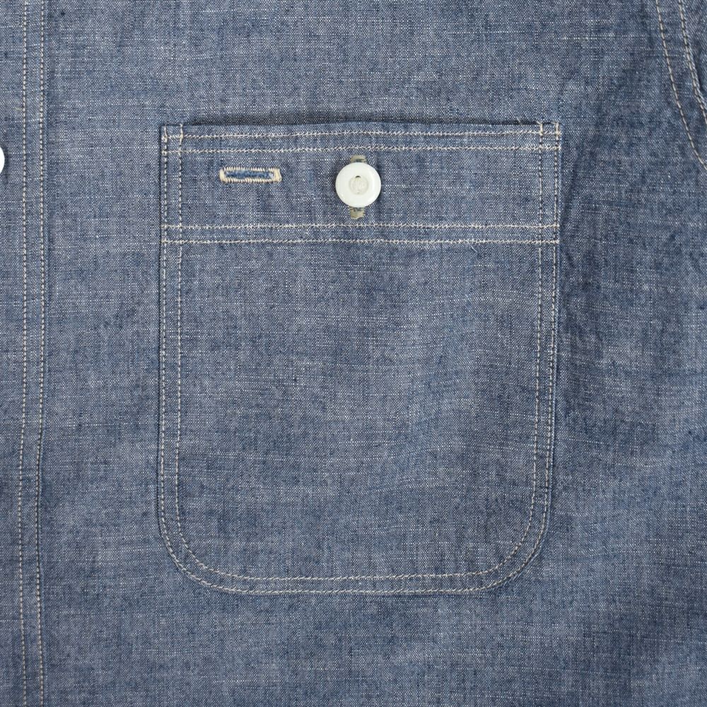 デラックスウエア (DELUXEWARE) 56 INDIGO CHAMBRAY 長袖インディゴ