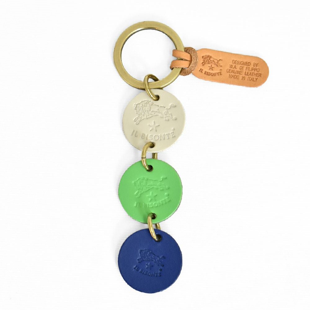 イルビゾンテ (IL BISONTE) レザーキーリング キーホルダー 54242-3-09650 54242309650