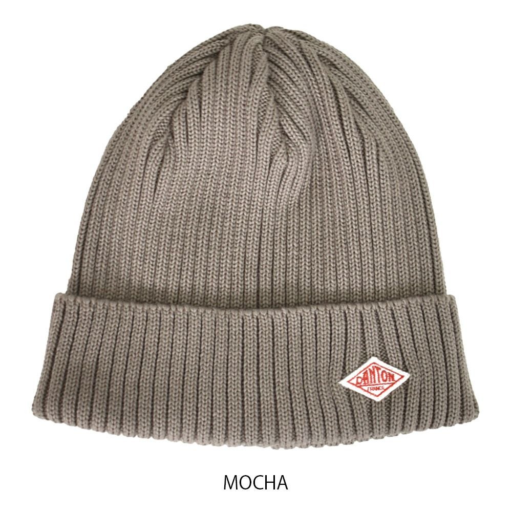 一部セール】ダントン (DANTON) WOOL RIB KNIT BEANIE ニット帽 ニット