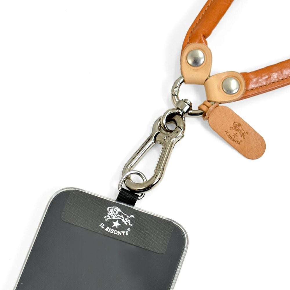 イルビゾンテ (IL BISONTE) スマートフォンストラップ レザースマホ