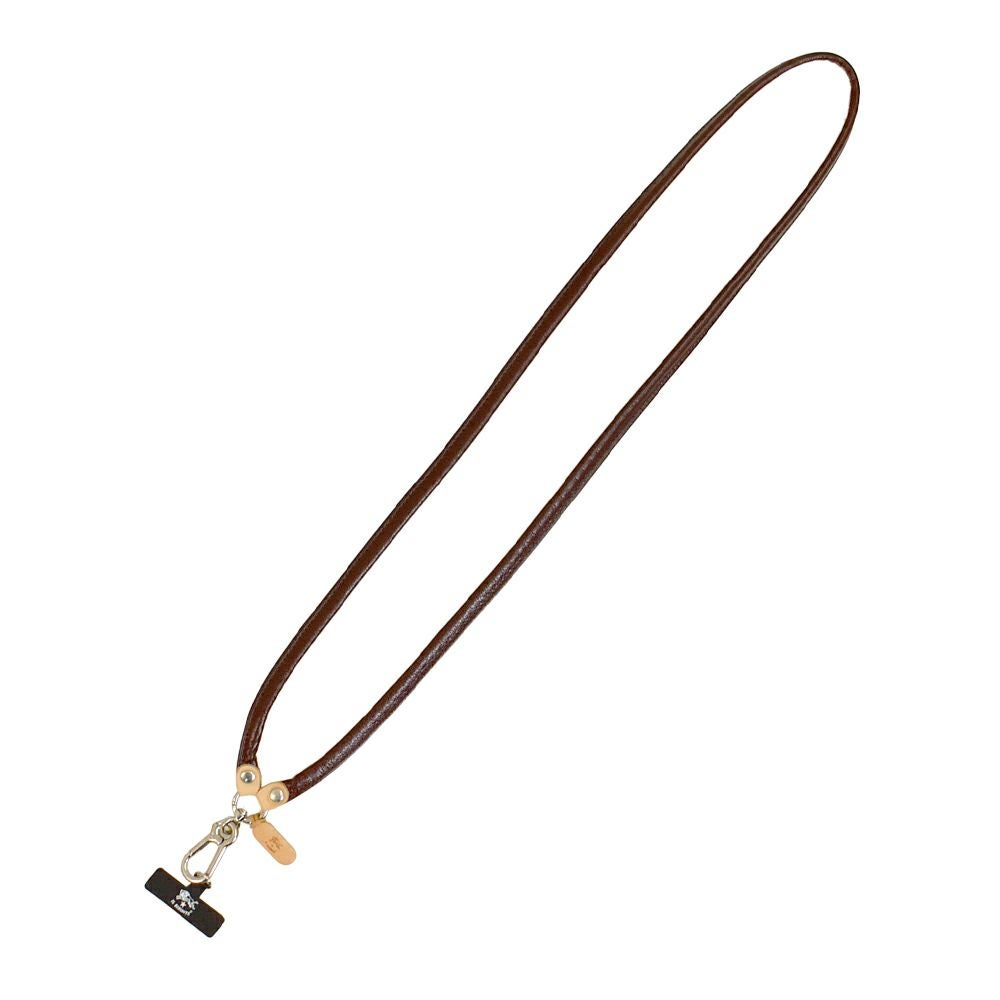 イルビゾンテ (IL BISONTE) スマートフォンストラップ レザースマホストラップ 54242-3-05285 54242305285 32.こげ茶