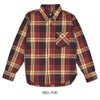 デラックスウエア (DELUXEWARE) ORIGINAL PURPLE CHECK 長袖チェックシャツ ネルシャツ MV-13  RED.PUR