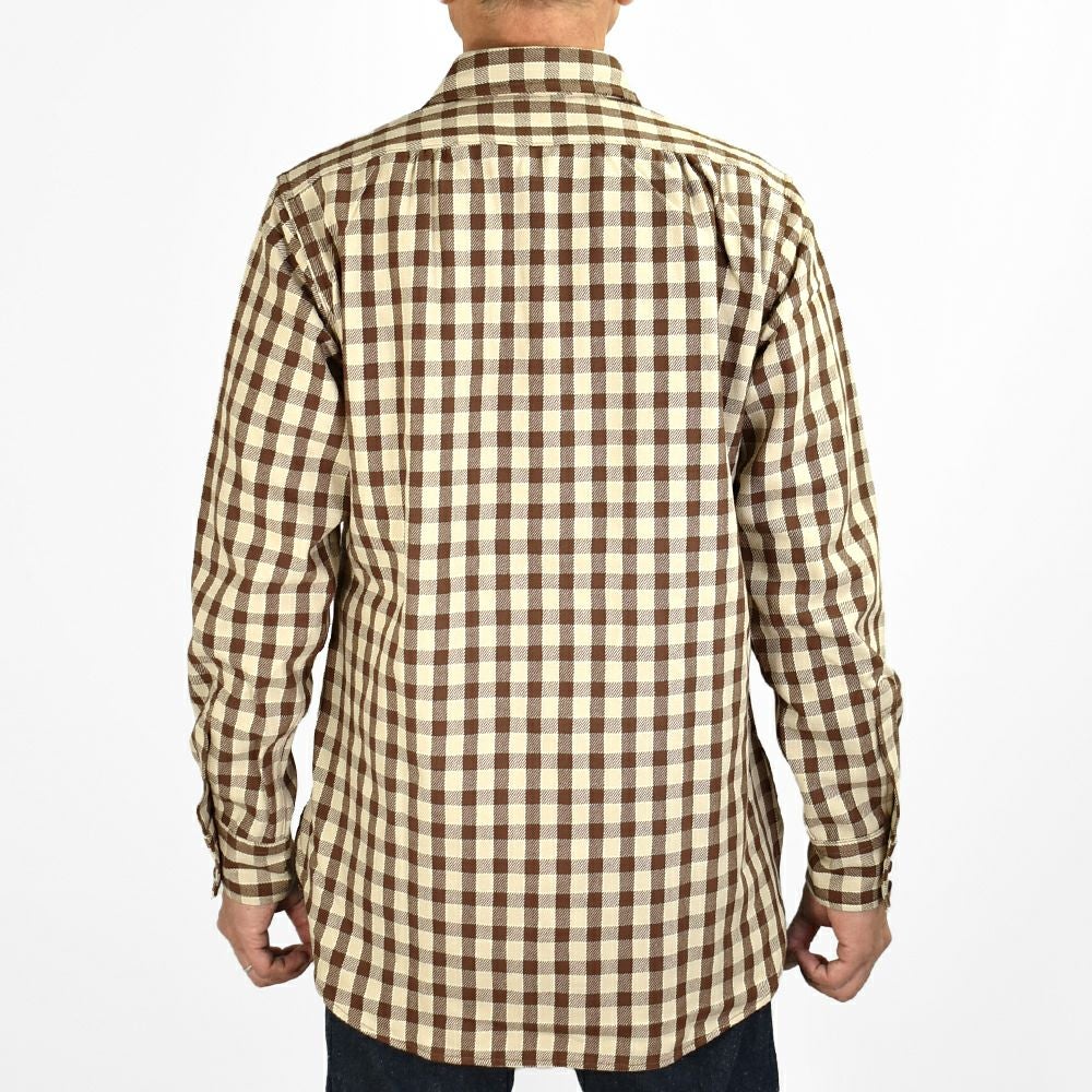 ウエアハウス (WAREHOUSE) LONG HORN TYPE FLANNEL WESTERN SHIRTS
