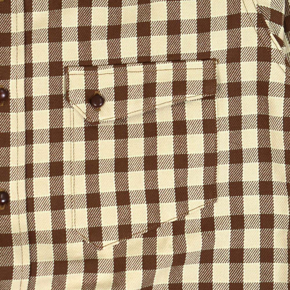 ウエアハウス (WAREHOUSE) LONG HORN TYPE FLANNEL WESTERN SHIRTS