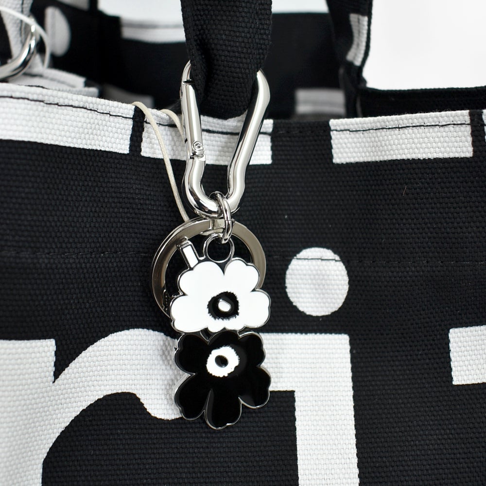 マリメッコ (marimekko) Puhallus Unikko Ⅰ キーチェーン キーホルダー キーリング kioski ウニッコ 花 ギフト 52249-6-93606 52249693606
