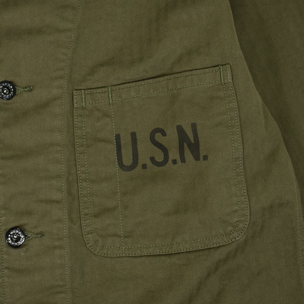 コリンボ (COLIMBO) NAVAL WORK JKT. N-3 TYPE **HERRINGBONE TWILL** CUSTOM -NAD CHARLESTON- ネイバル ワークジャケット. N-3タイプ -エヌ エー ディー チャールストン- カバーオール ミリタリーワークジャケット コットンジャケット ZZ-0145