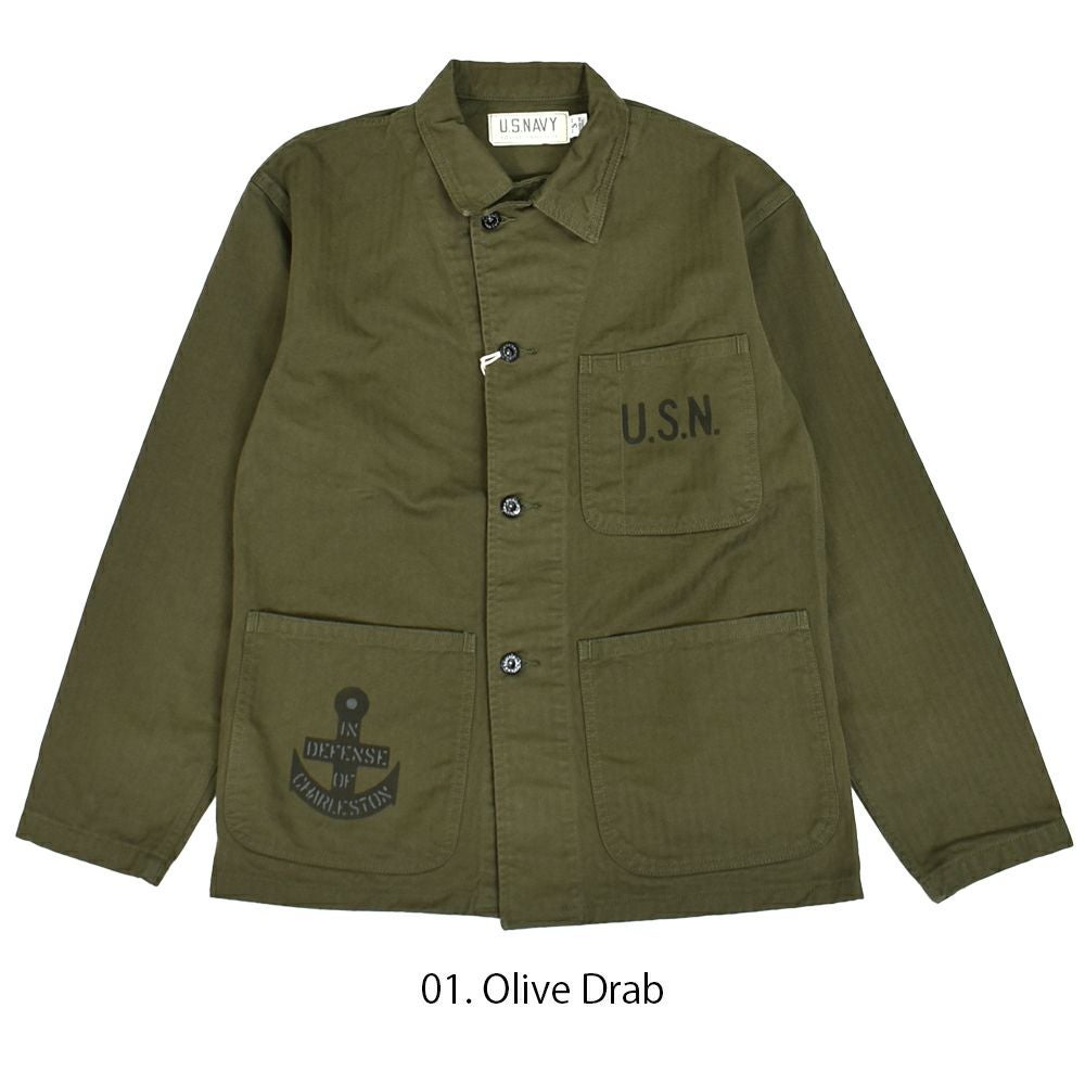 コリンボ (COLIMBO) NAVAL WORK JKT. N-3 TYPE **HERRINGBONE コリンボ (COLIMBO) NAVAL WORK JKT. N-3 TYPE **HERRINGBONE