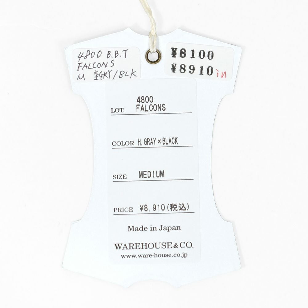 ウエアハウス (WAREHOUSE) Lot 4800 7分袖ベースボールT FALCONS プリントTシャツ ロンT 4800