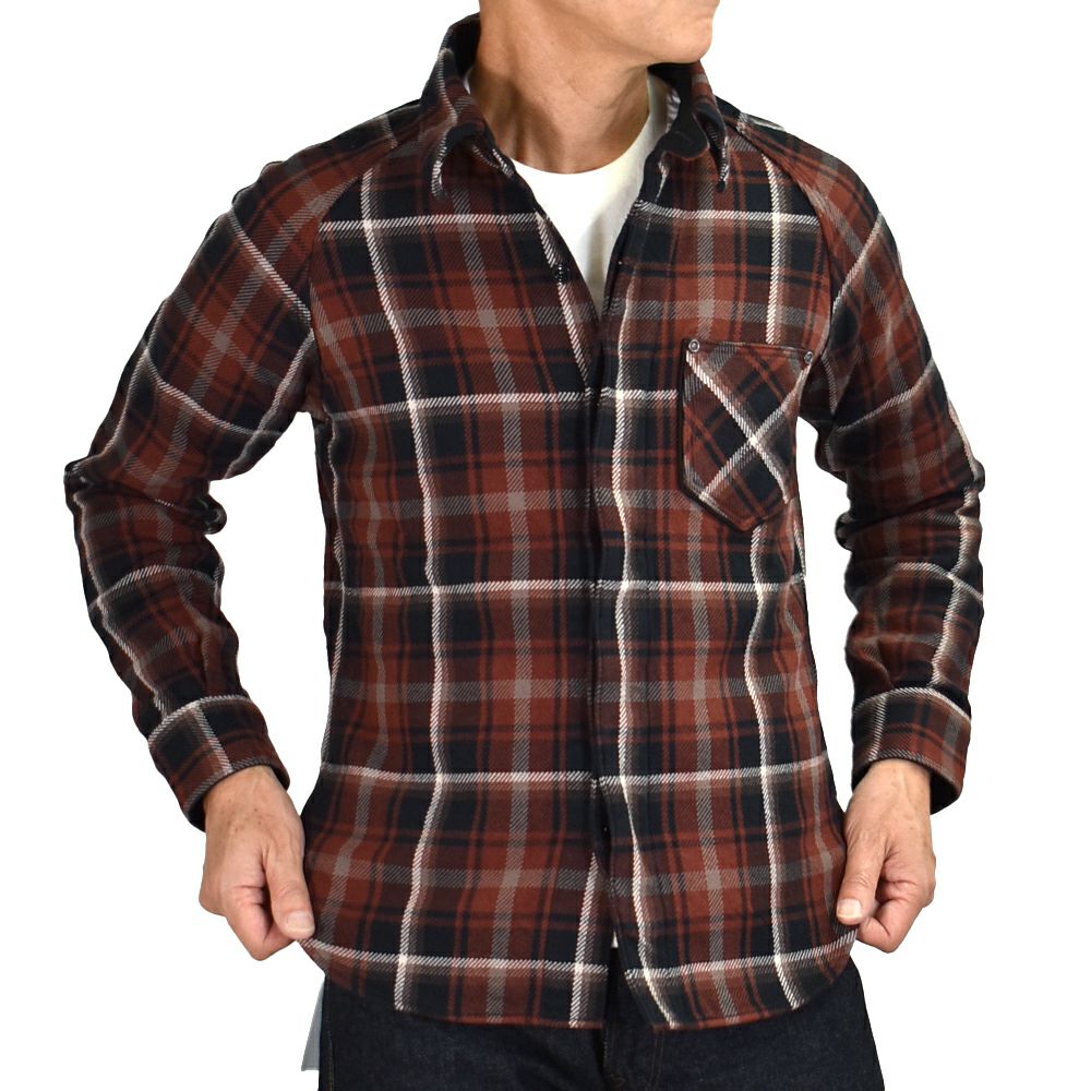 デラックスウエア (DELUXEWARE) DELUXE STYLE SHIRT 長袖チェック