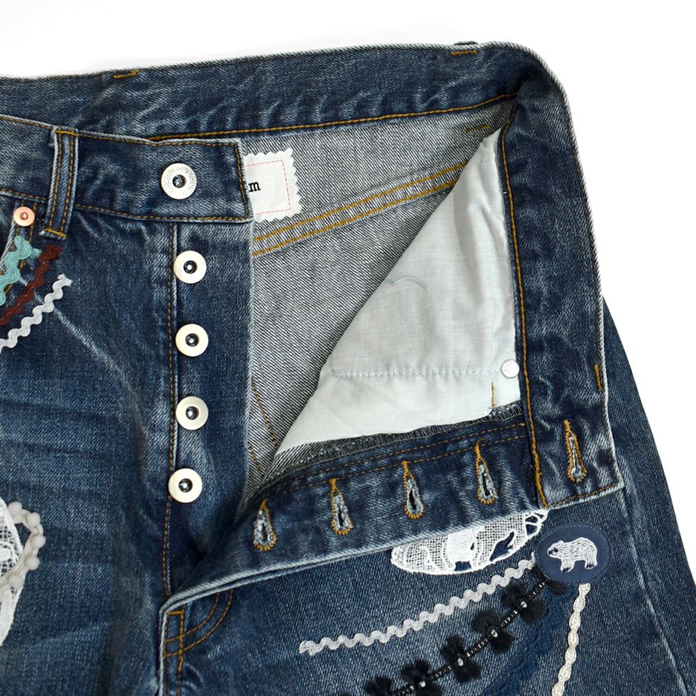 マーブルシュッド (marble SUD) cosmic DENIM ジーンズ リメイク