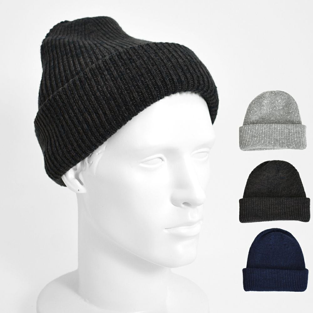デラックスウエア(DELUXEWARE)KNIT CAP 帽子 コットンニット帽 ニットキャップ ビーニー DLC-005