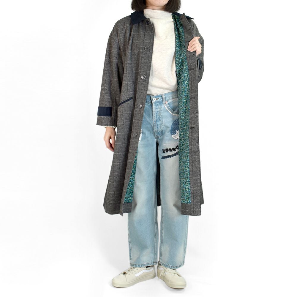 マーブルシュッド (marble SUD) ヘリンボーン Coat コート アウター