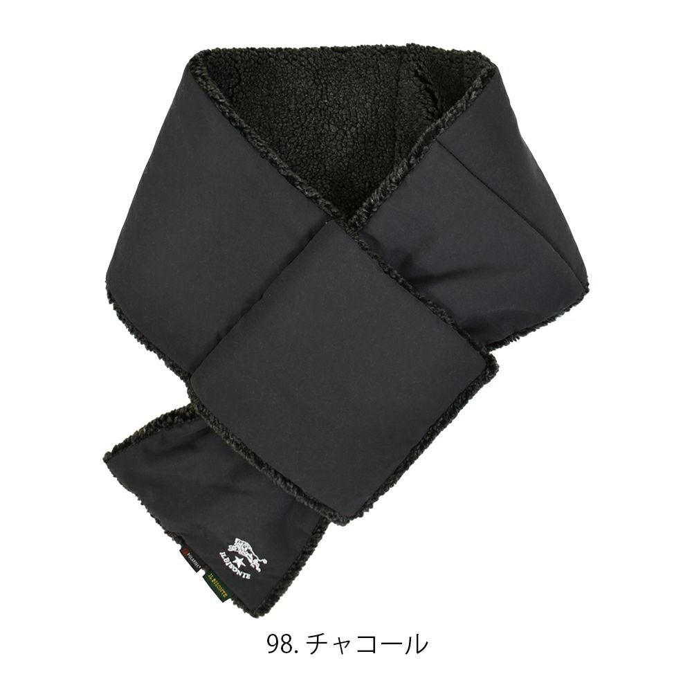 イルビゾンテ (IL BISONTE) 中わたマフラー フリースマフラー 中綿