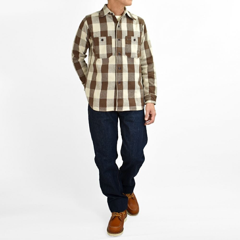 ウエアハウス (WAREHOUSE) Lot 3104 FLANNEL SHIRTS A柄 B柄 ONE WASH