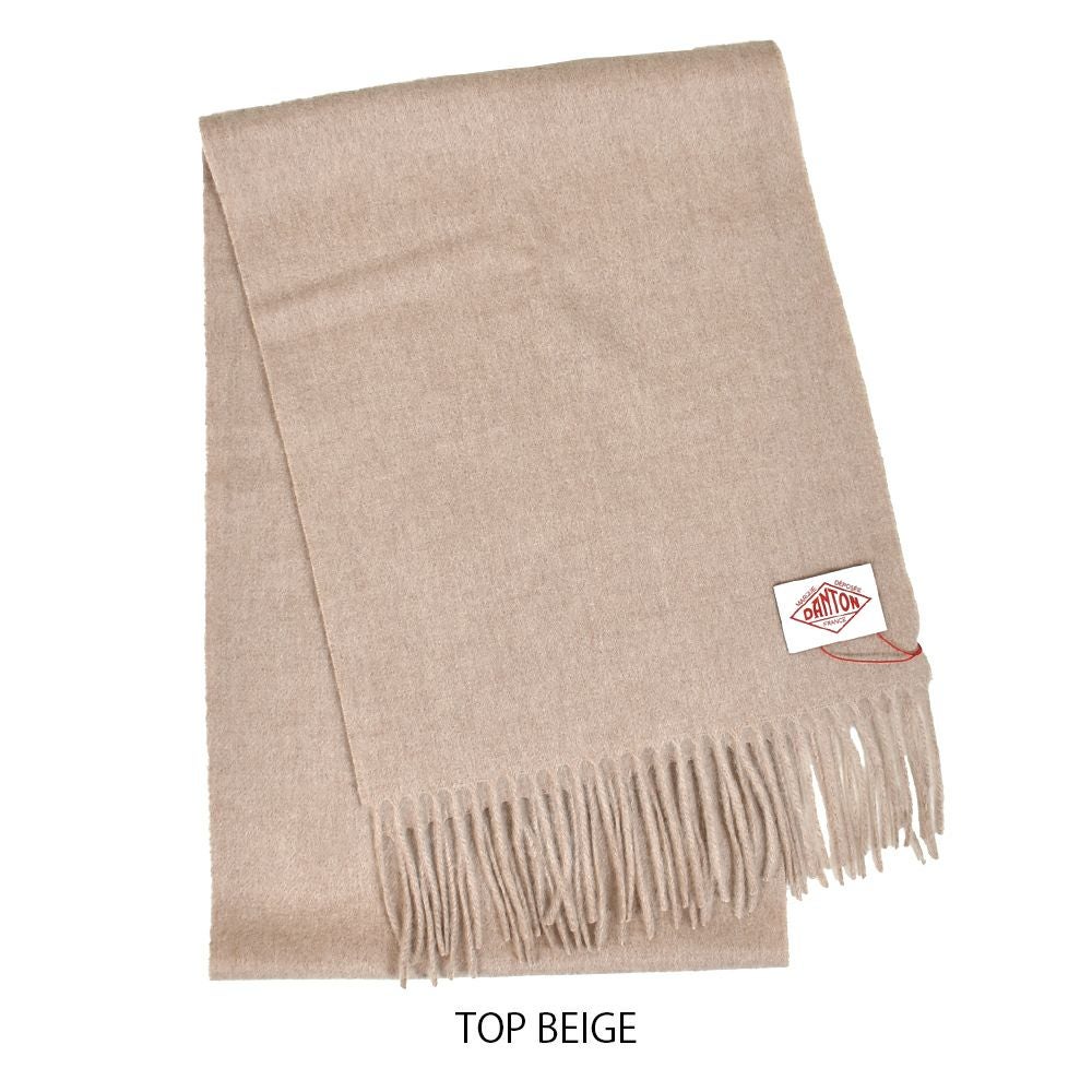 DANTON（ダントン）　マフラー　毛70% カシミヤ30%　ベージュ 一部セール】ダントン (DANTON) WOOL CASHMERE MUFFLER ウール