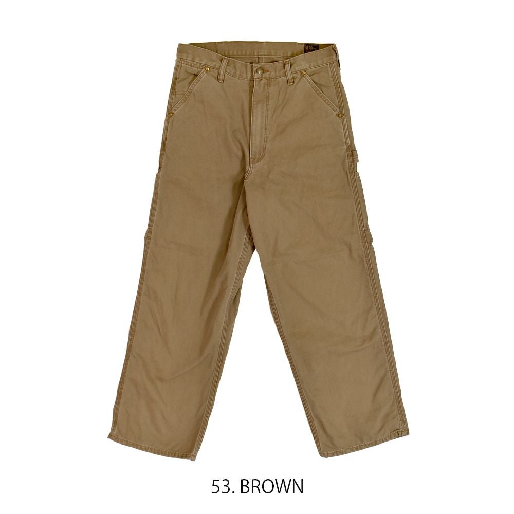 オアスロウ (orSlow) DAD'S FIT PAINTER PANTS BROWN, ARMY GREEN