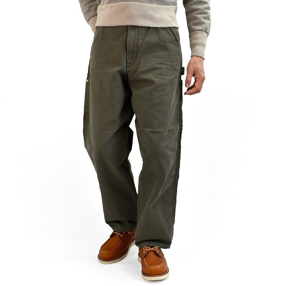 オアスロウ (orSlow) DAD'S FIT PAINTER PANTS BROWN, ARMY GREEN