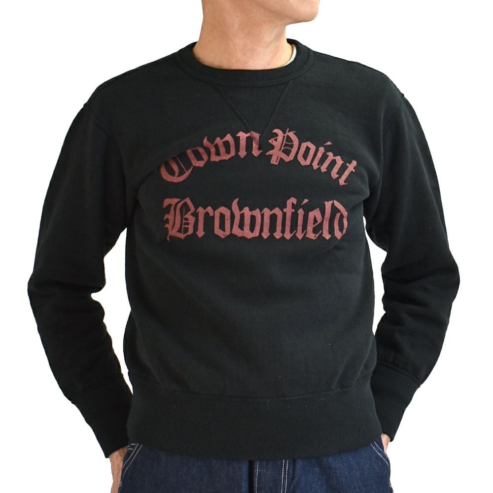 デラックスウエア (DELUXEWARE) TOWN POINT 長袖プリントトレーナー