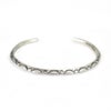 ラリースミス (LARRY SMITH) LADIE'S EXTRA THIN TRIANGLE BRACELET -LEAF- トライアングルバングルリーフ シルバーアクセサリー BR-0123-L