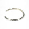 ラリースミス (LARRY SMITH) LADIE'S EXTRA THIN TRIANGLE BRACELET -LEAF- トライアングルバングルリーフ シルバーアクセサリー BR-0123-L