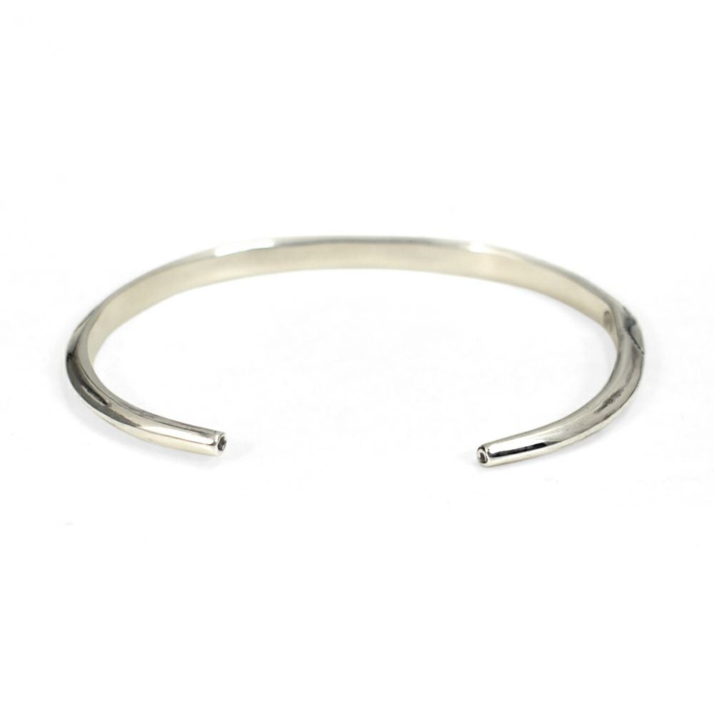 ラリースミス (LARRY SMITH) LADIE'S EXTRA THIN TRIANGLE BRACELET -LEAF- トライアングルバングルリーフ シルバーアクセサリー BR-0123-L