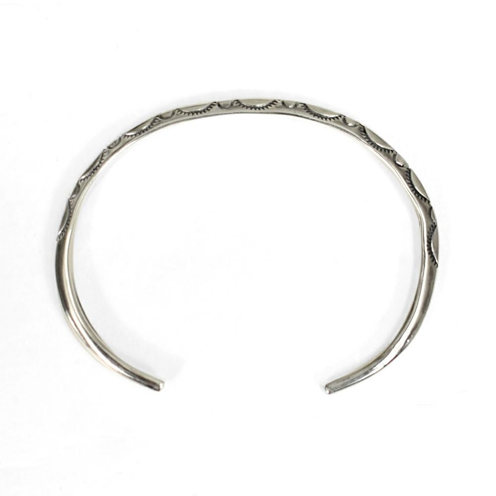 ラリースミス (LARRY SMITH) LADIE'S EXTRA THIN TRIANGLE BRACELET -LEAF- トライアングルバングルリーフ シルバーアクセサリー BR-0123-L