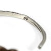 ラリースミス (LARRY SMITH) LADIE'S EXTRA THIN TRIANGLE BRACELET -LEAF- トライアングルバングルリーフ シルバーアクセサリー BR-0123-L