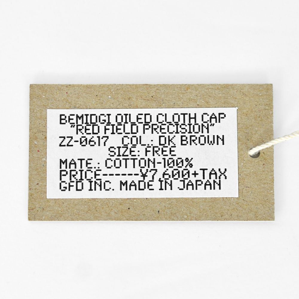 コリンボ (COLIMBO) BEMIDJI CAP *OILED CLOTH* -REDFIELD- ベミジーキャップ -レッドフィールド- ベースボールキャップ 帽子 ZZ-0617
