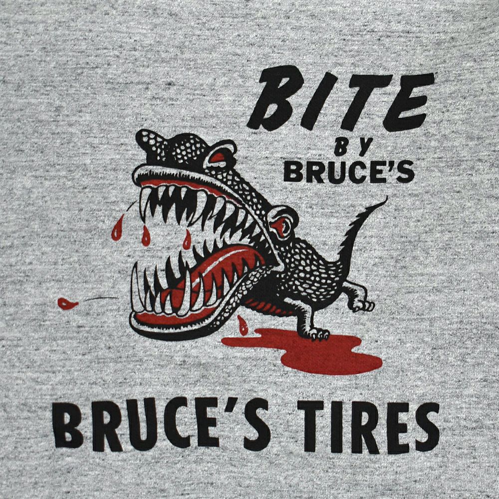 フリーホイーラーズ (FREEWHEELERS) -BRUCE'S TIRES- CREW NECKED